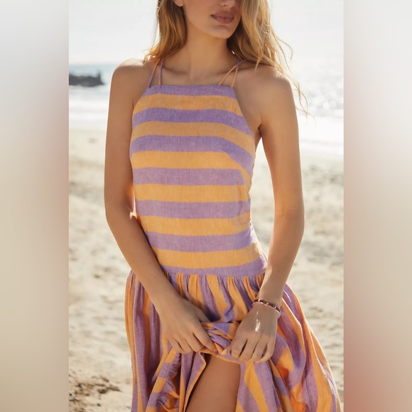 Anthropologie Grommet Halter Maxi Dress - Picture 4 of 6